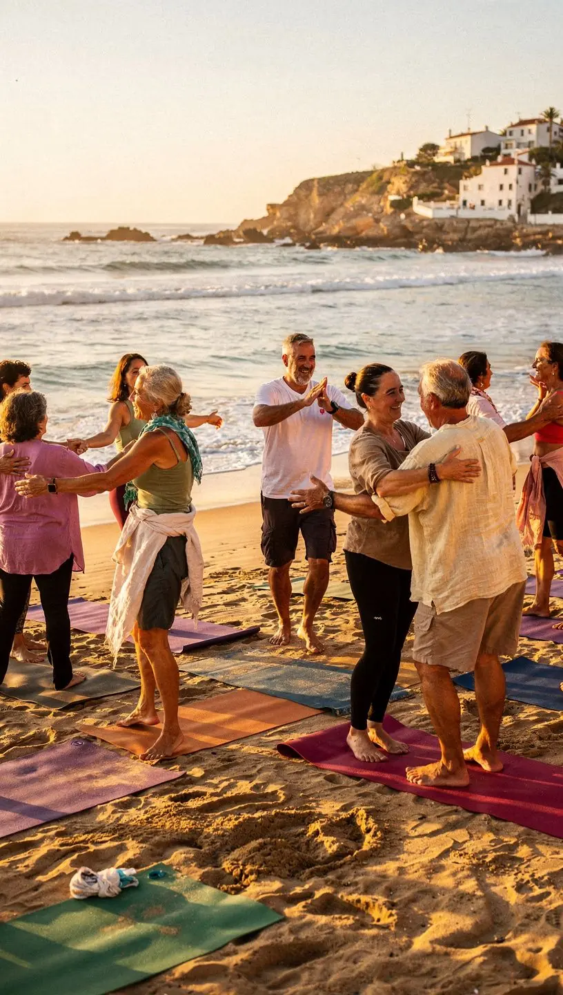 Coping strategies for midlife transitions and community support.